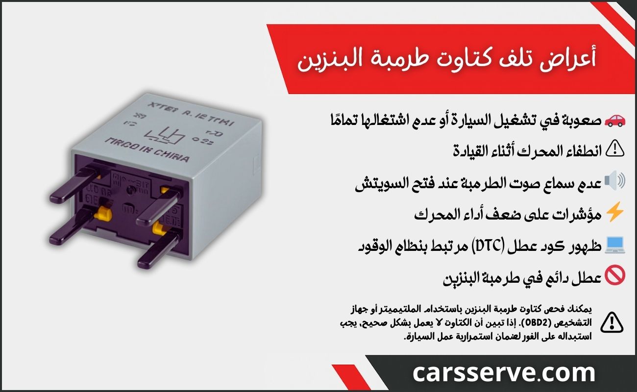 أعراض تلف كتاوت طرمبة البنزين