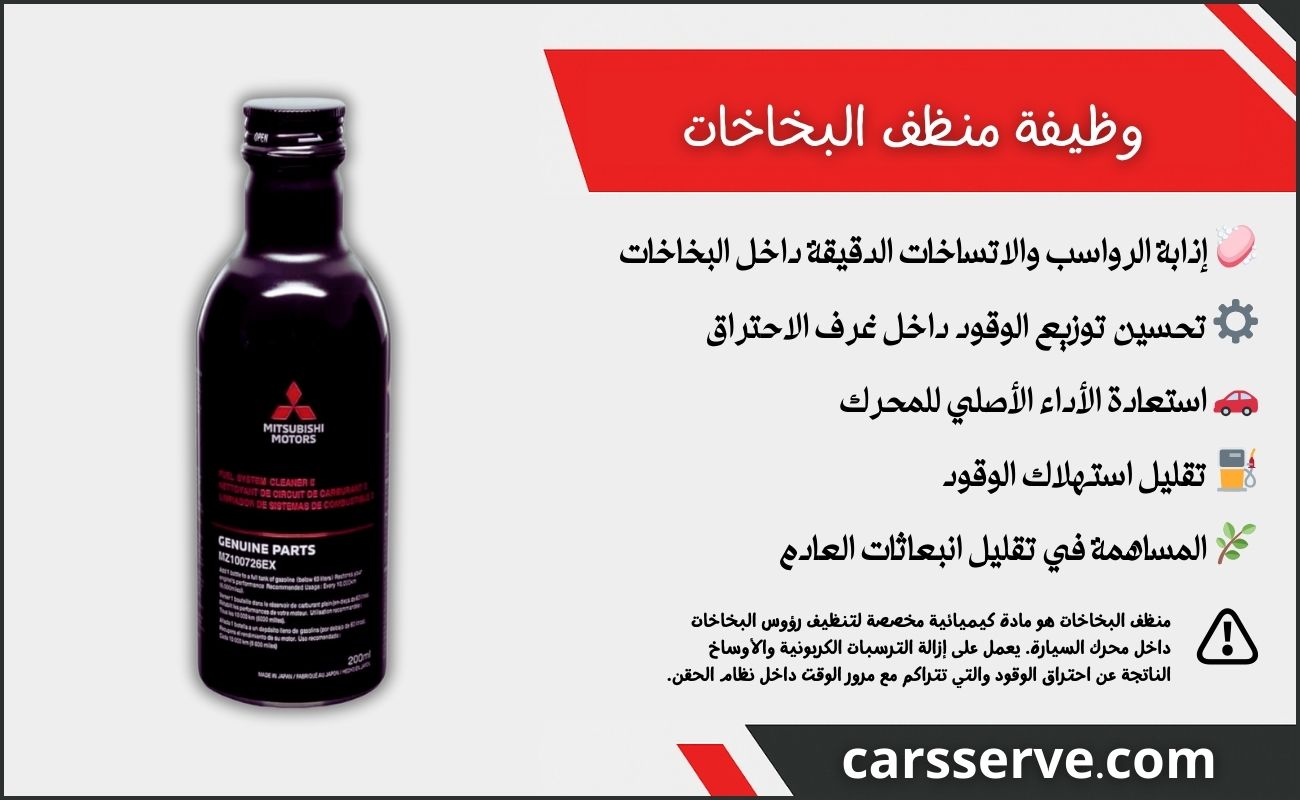وظيفة منظف البخاخات