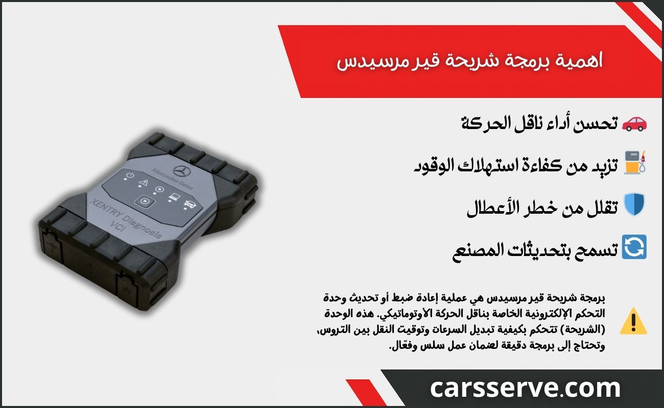 اهمية برمجة شريحة قير مرسيدس