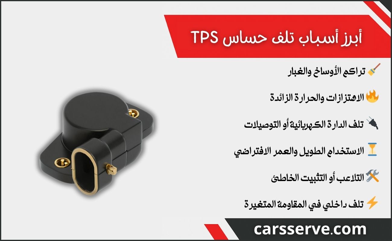 أبرز أسباب تلف حساس TPS