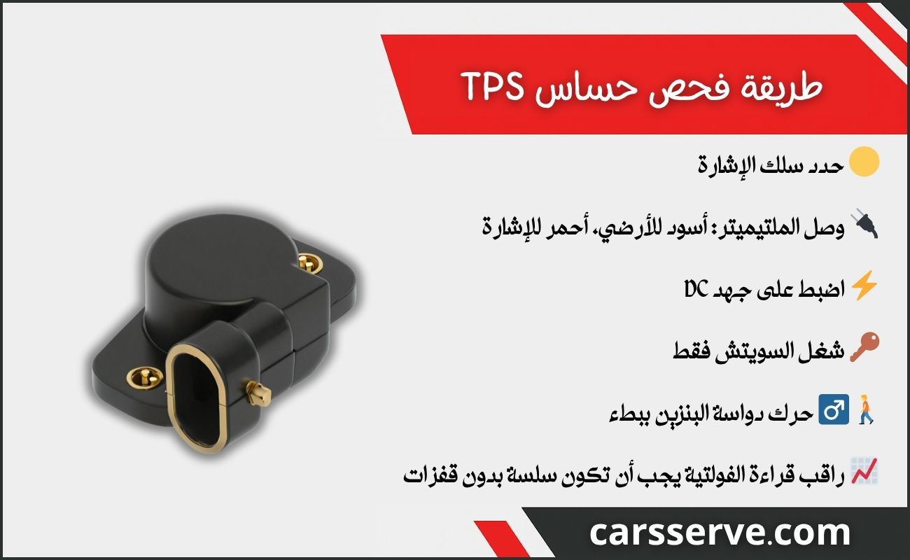 طريقة فحص حساس TPS