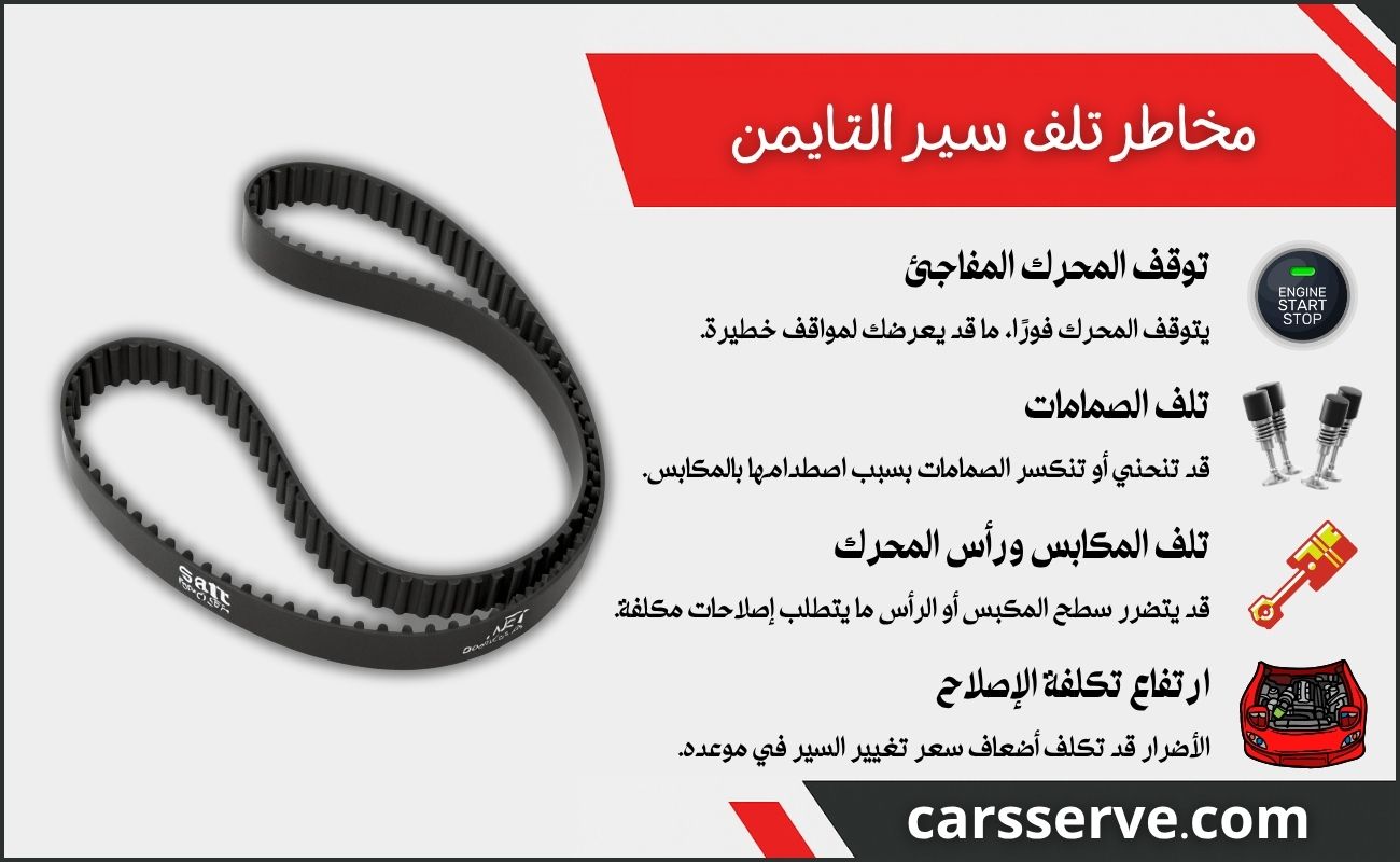 مخاطر تلف سير التايمن