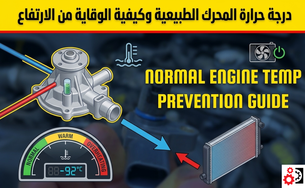 دليل مصور لحرارة السيارة الطبيعية وكيفية الوقاية من الارتفاع.