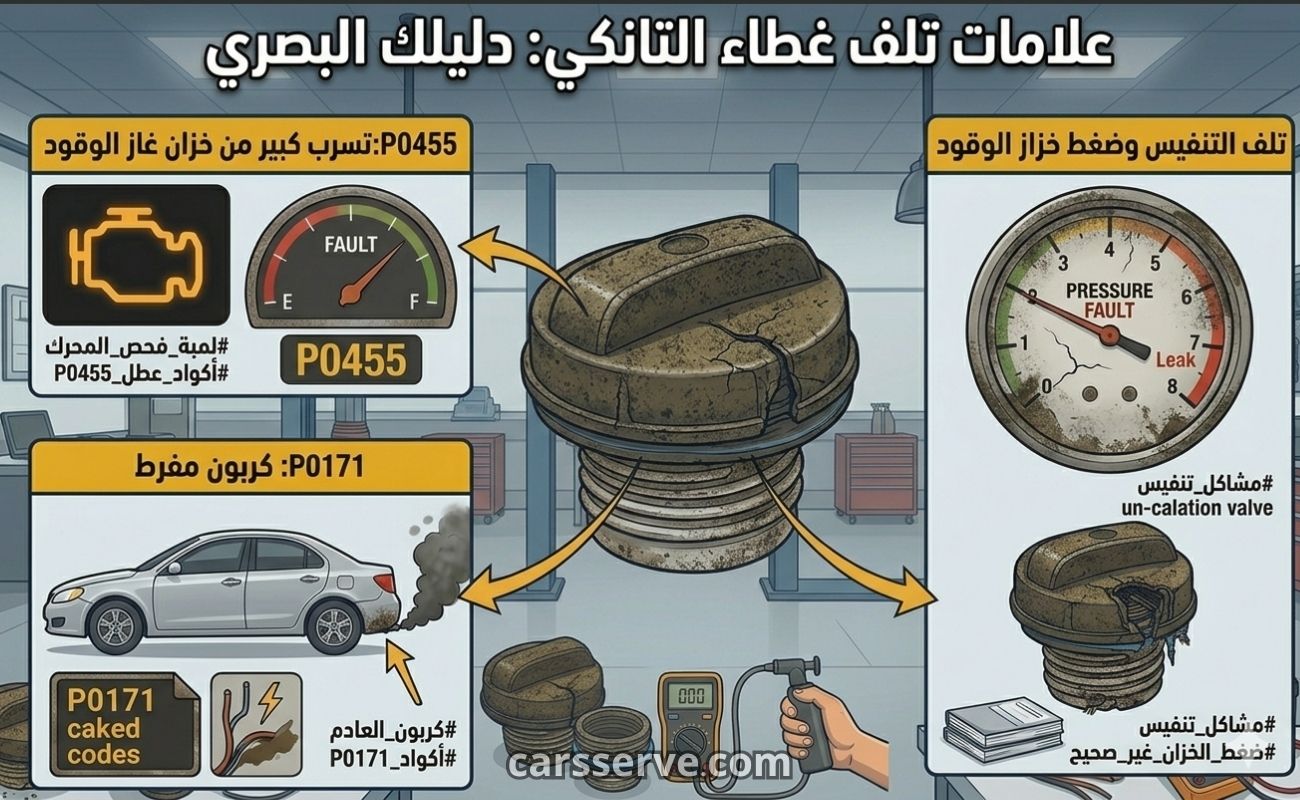 علامات تلف غطاء التانكي