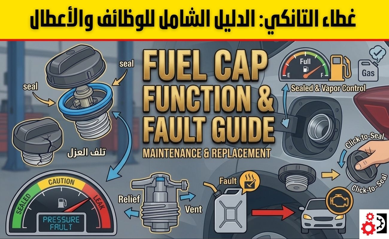 غطاء التانكي الدليل الشامل للوظائف والأعطال والاستبدال