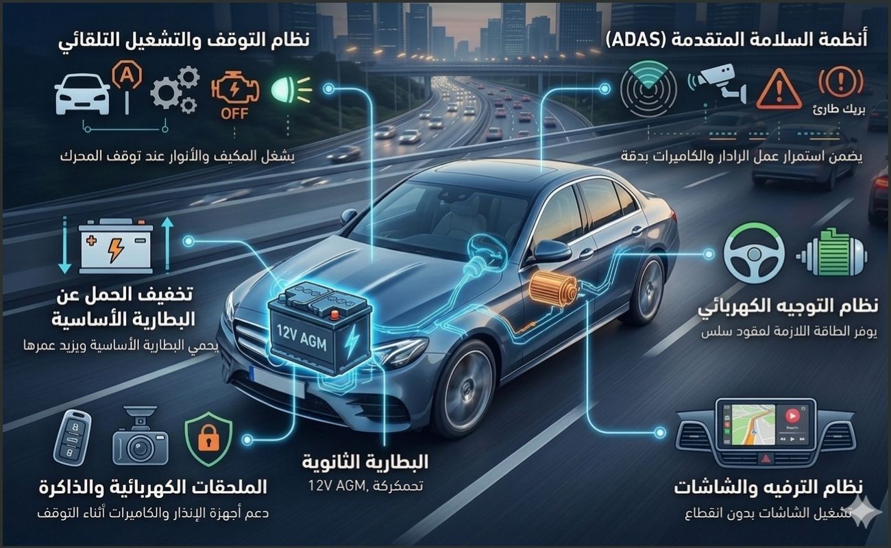البطارية الاحتياطية مرسيدس: الدليل الشامل للتشخيص والاستبدال والصيانة ما هي البطارية الاحتياطية مرسيدس وما وظيفتها؟